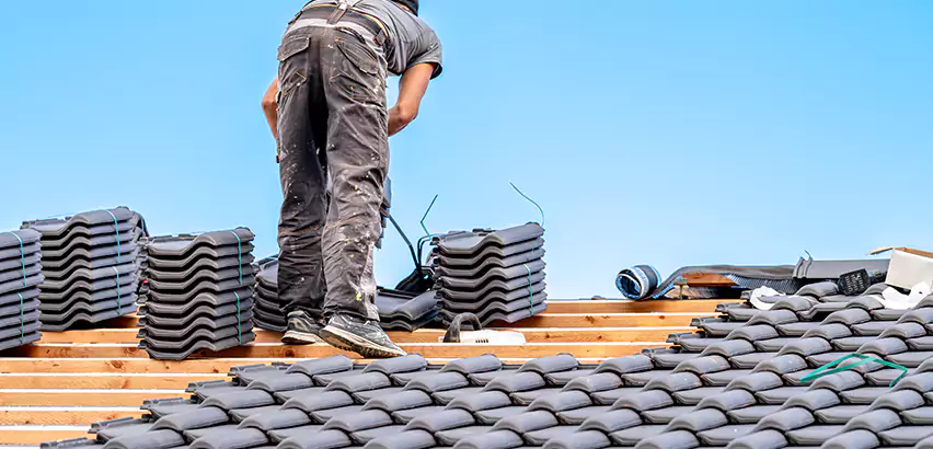 Replacing Tile Roof Underlayment in Port Chester