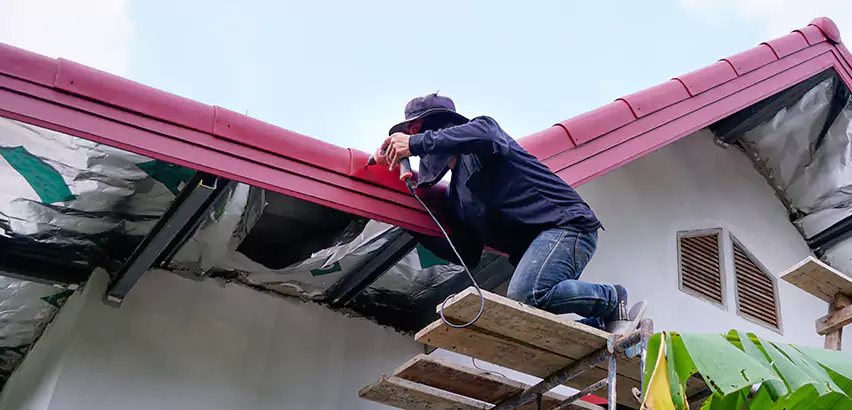 Residential Wind Damage Roof Repair in Port Chester