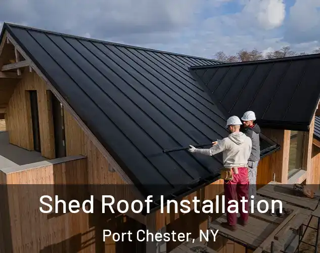  Shed Roof Installation Port Chester, NY